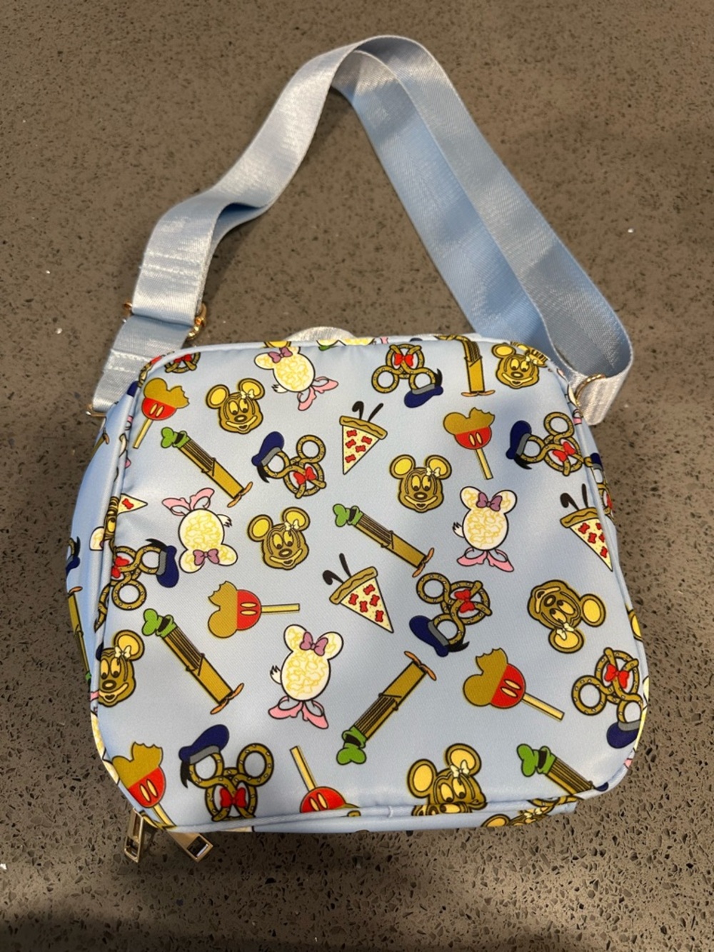 Kids Light Blue Character Print lunchbox